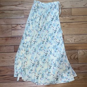 Long wrap vintage express skirt! Super cute Sz: Sm